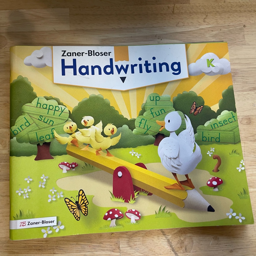 Zaner Bloser Handwriting- K